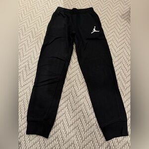 Jordan Kids Black Sweatpants with Logo